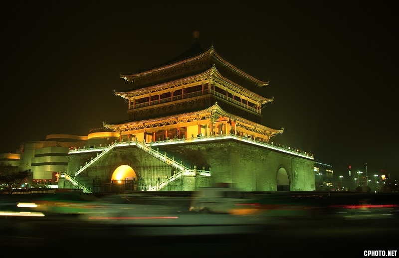 西安钟楼夜景