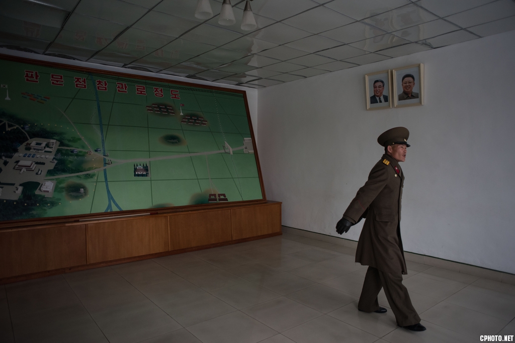 攝影師拍朝鮮板門店士兵日常