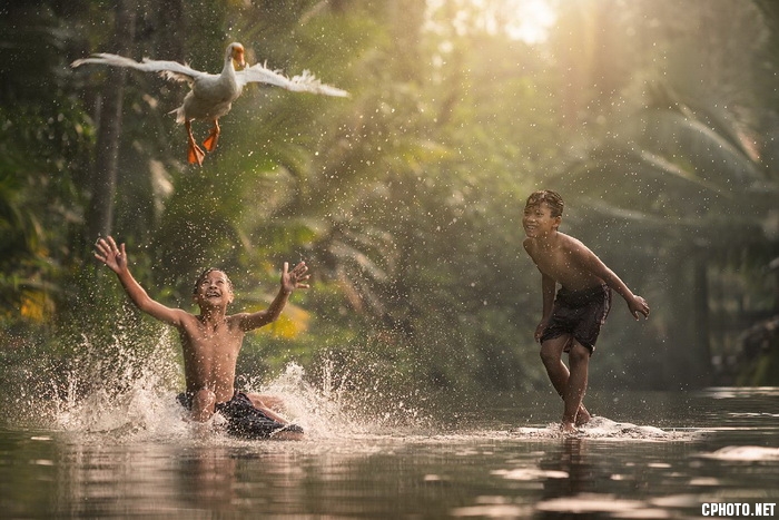 kids chasing the goose01_调整大小.jpg
