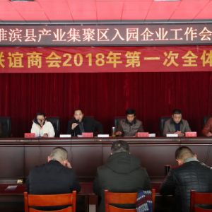 河南淮滨滨城联谊商会召开2018年第一次全体大会（组图）