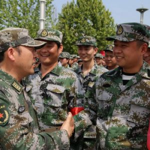 河南淮滨举行2018年基干民兵整组点验大会（组图）