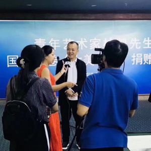 摄影报道：著名青年画家（林凯）先生耗时三年完成巨幅作品《大美珠海》