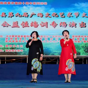 蒙阴县举办第九届广场艺术节（图片新闻）
