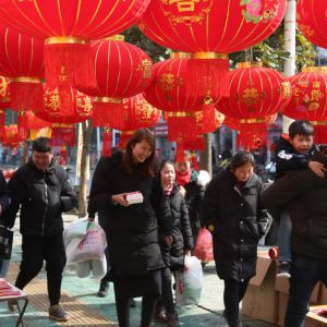 河南淮滨：春节物阜民安群众欢欢喜喜过大年（组图）
