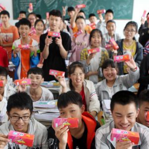 农村娃学习禁毒知识（图片新闻）