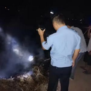 河南淮滨县谷堆派出所成功救一处初起火点（图）