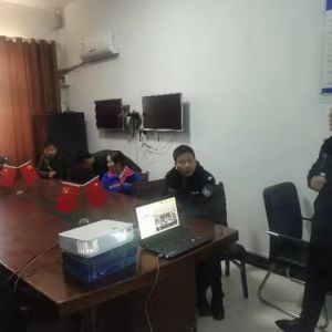 河南淮滨县芦集派出所举办消防知识安全培训（图）