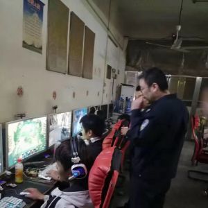 河南淮滨县张里派出所开展夜间集中清查行动（组图）
