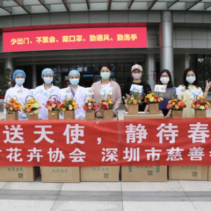鲜花献给战疫一线女神 她们是最美的“逆行者”