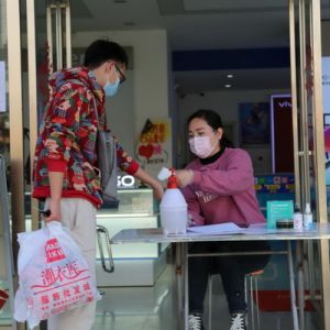 河南淮滨居家隔离解封第一天城区秩序井然有序（组图）