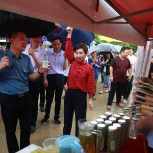 河南淮滨采摘节引来全县众乡邻（组图）
