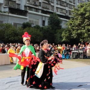 载歌载舞 喜迎重阳（图片新闻）