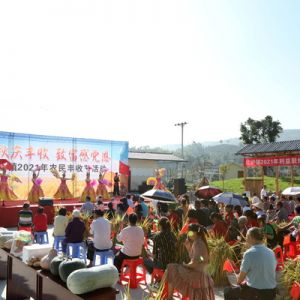 金秋庆丰收 致富感党恩（图片新闻）