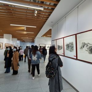 翰墨庆元宵·丹青颂新春书画作品展开幕　　