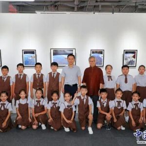 神舟十二号航天员汤洪波摄影展亮相雄安新区
