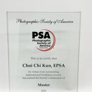 祝賀攝影師蔡至莞榮獲影藝大師MPSA名銜！