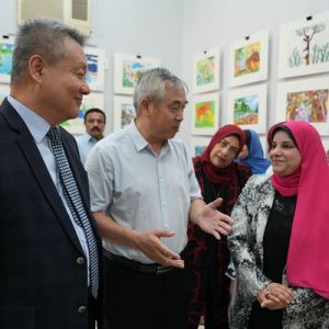 “走近原生态”儿童画国际巡展在开罗展出