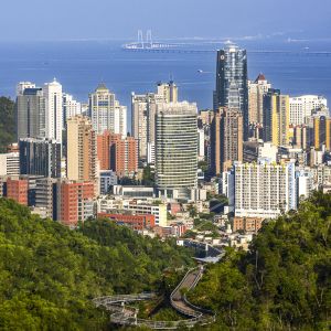 港珠澳大橋遠眺