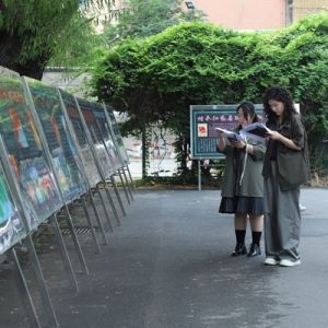 保定市供水公司开展主题板报书画摄影展评活动
