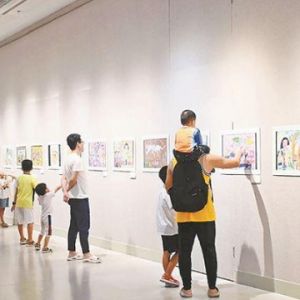 共绘“一起”两岸少儿美展开幕