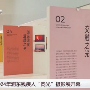 2024年浦东残疾人“向光”摄影展开幕