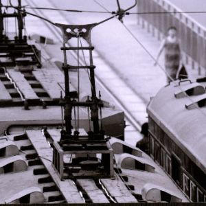 在大連拍攝有軌電車