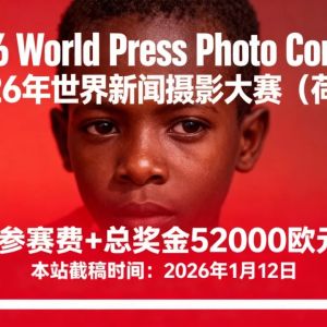 免參賽費+總獎金52000歐元！2026年世界新聞攝影大賽（荷賽）
