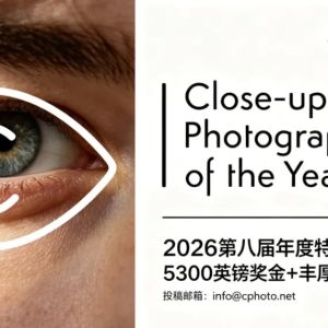 5300英镑奖金+丰厚奖品奖励！2026第八届年度特写摄影师
