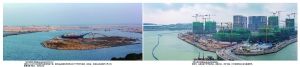 填海造地改变城市发展